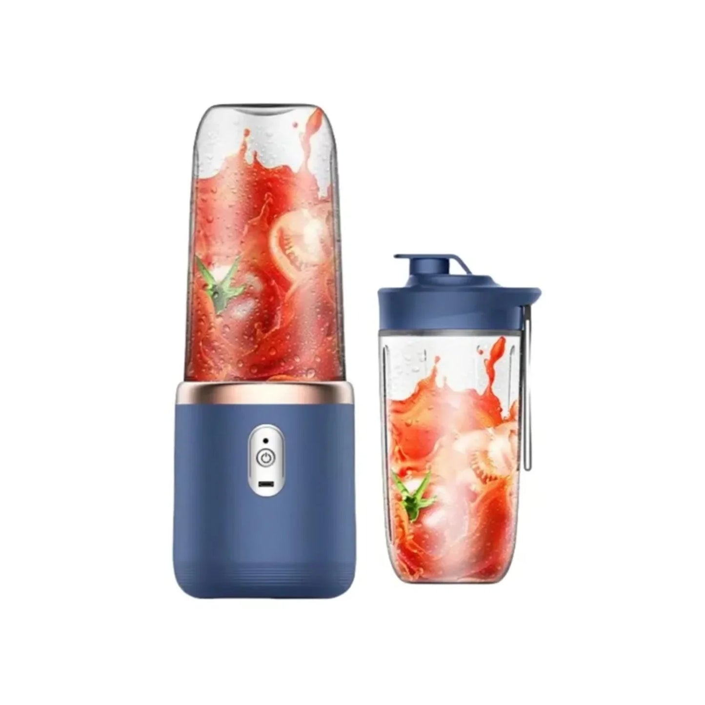 Portable Blender Bottle Electric 6 Blades Multifunction Juice Blender Fresh Juice Smoothie Blender Ice CrushCup Food Processor